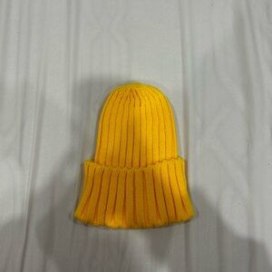 Bright Yellow Kids Beanie